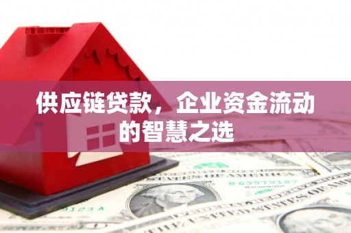 龙井供应链贷款，企业资金流动的智慧之选