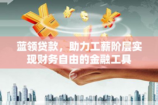龙井蓝领贷款，助力工薪阶层实现财务自由的金融工具