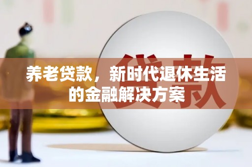 龙井养老贷款，新时代退休生活的金融解决方案