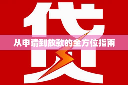 龙井从申请到放款的全方位指南
