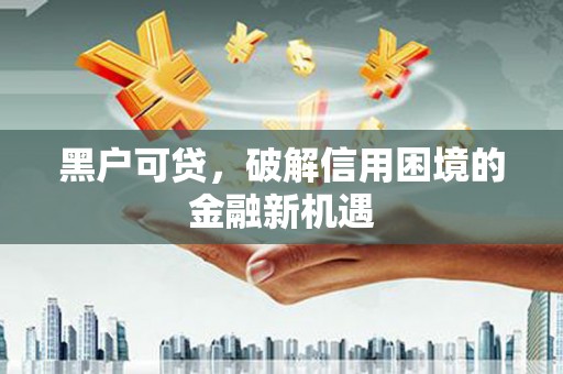 龙井黑户可贷，破解信用困境的金融新机遇