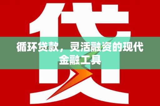龙井循环贷款，灵活融资的现代金融工具